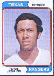 1974 Topps Baseball Cards      087      Fergie Jenkins